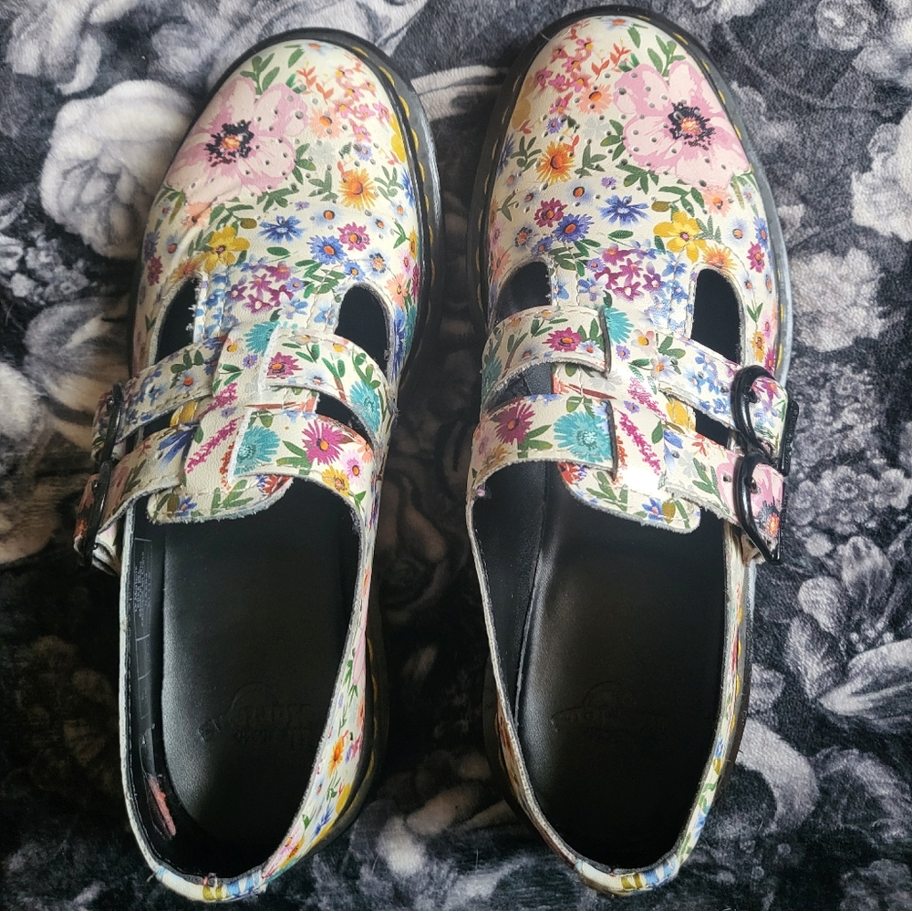 Doc Martens Wanderlust Floral Mary Janes